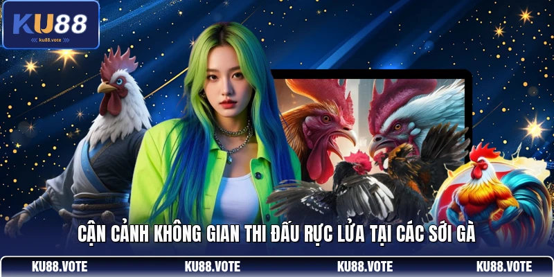 Cận cảnh không gian thi đấu rực lửa tại các sới gà