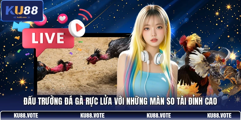 Đấu trường đá gà rực lửa với những màn so tài đỉnh cao