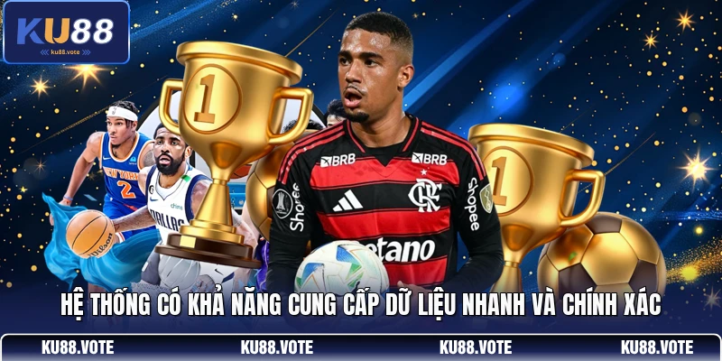 Hệ thống có khả năng cung cấp dữ liệu nhanh và chính xác