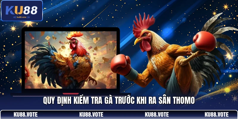 Quy định kiểm tra gà trước khi ra sân Thomo