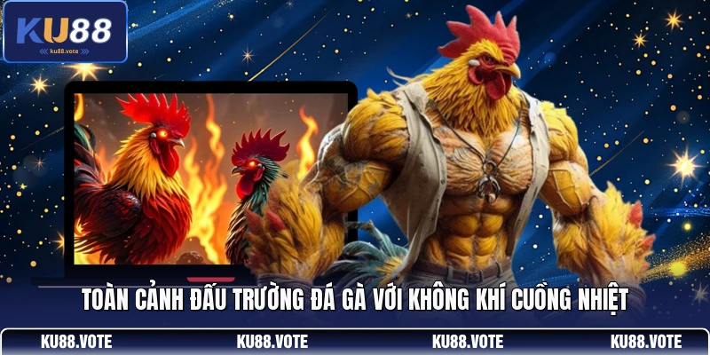 Toàn cảnh đấu trường đá gà với không khí cuồng nhiệt